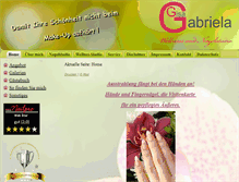 Tablet Screenshot of nagelstudio-gabriela.de
